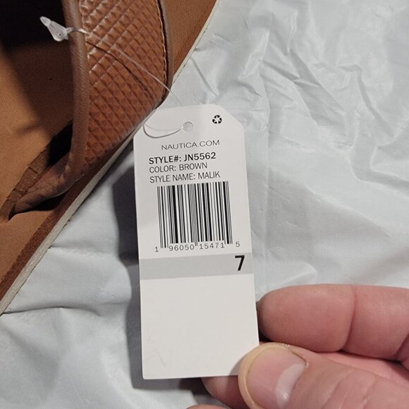 NWT Nautica Malik Women's Leather Sandals - Picture 4 of 5